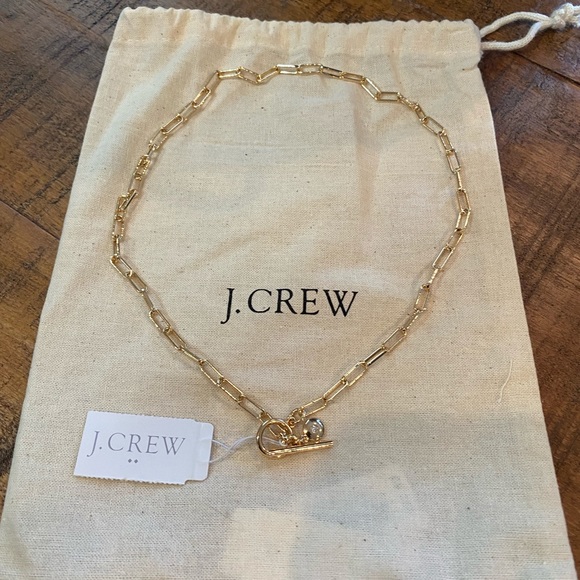 J. Crew Paperclip Toggle Necklace - Picture 6 of 16